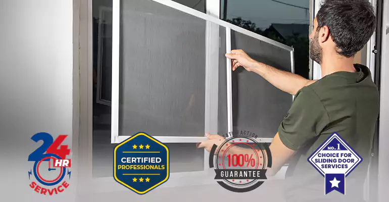 Sliding Screen Door Frame Repair in Miramar